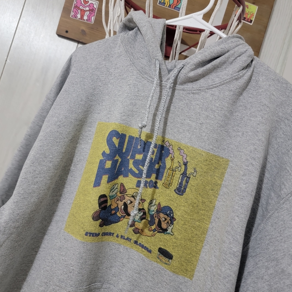 Super Hash Bros Hoodie Mario